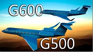 Gulfstream G500 и G600 - деловые братья