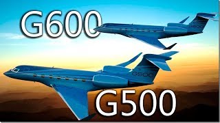 видео: Gulfstream G500 и G600 - деловые братья картинка: Gulfstream G500 и G600 - деловые братья