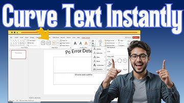 Tekst in PowerPoint krommen | Stapsgewijze handleiding (2025)