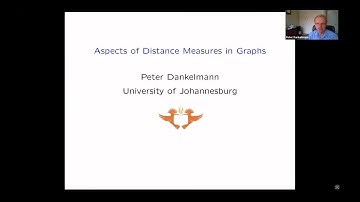 Lecture - Distances in Graphs by Professor Peter Dankelmann