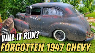 FORGOTTEN 1947 Chevy  Will It RUN AND DRIVE Again?