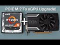 Turning My AMD Ryzen Mini PC Into Gaming PC! M.2 PCI-E to eGPU Upgrade