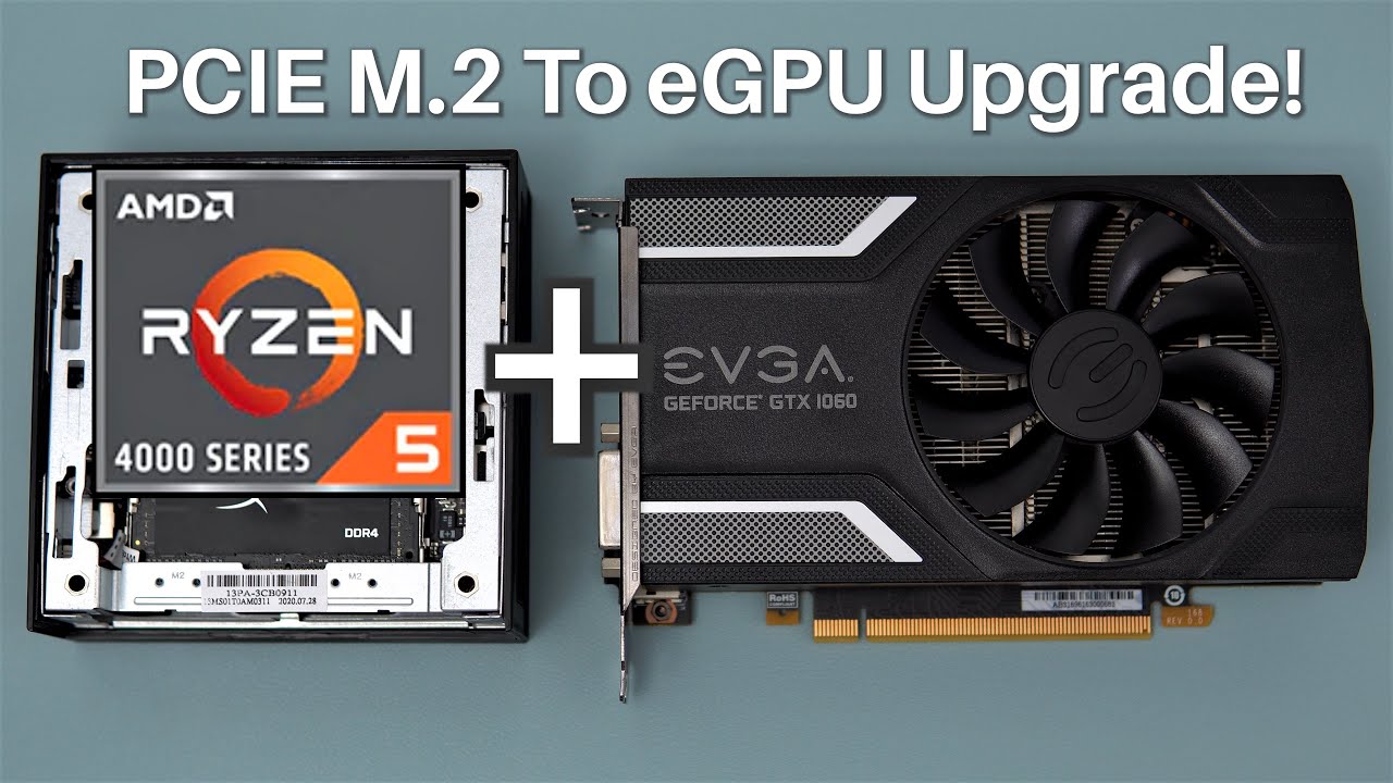 Stavning mount median Turning My AMD Ryzen Mini PC Into Gaming PC! M.2 PCI-E to eGPU Upgrade -  YouTube