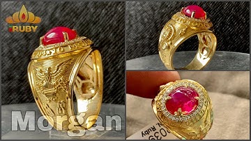 Morgan Toàn Mỹ - Nhẫn Mỹ tuyệt đẹp ruby lục yên - Mr. Đức Toàn Lâm đồng - IRUBY