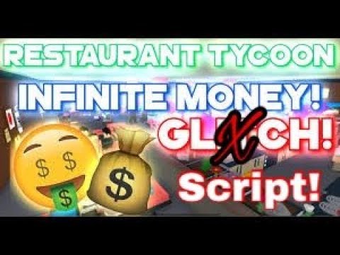 Restaurant Tycoon Money Hack Glitch Description Below Youtube - roblox restaurant tycoon unimited money hack lua c executors