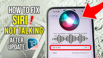 How to Fix Siri Not Talking After iOS 18 Update