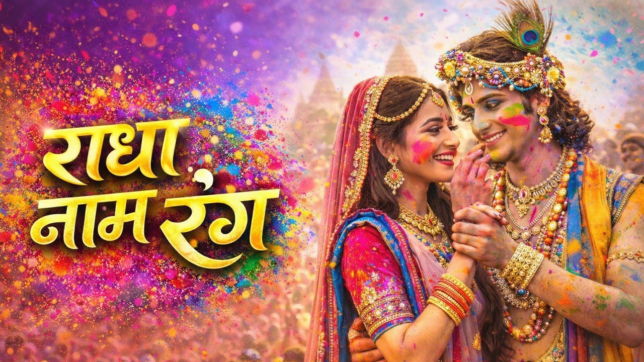 Radha Naam Rang 🌸 | होली में रंगी राधा कृष्ण की प्रेम लीला | Holi Special Song 2026 | Radha Krishna