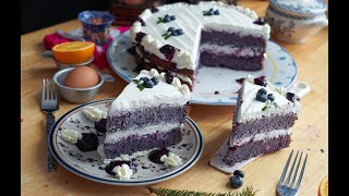 MEK Blueberry Cloud Cake