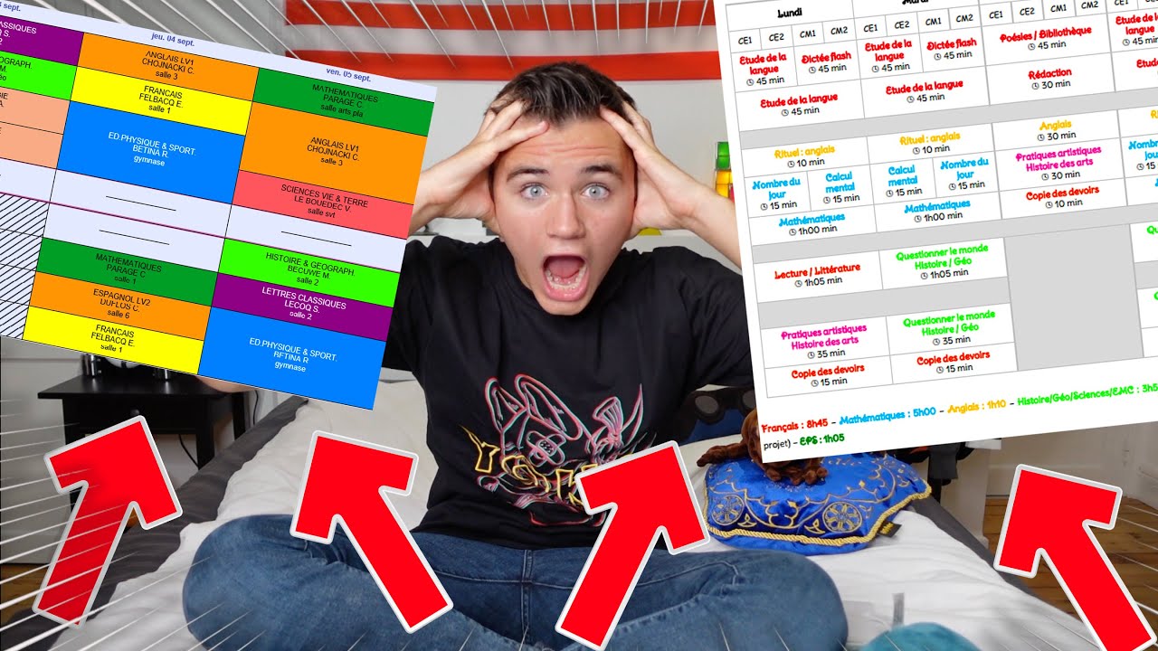 BILAN 2 SEMAINES DE LYCÉE  !!! 😱 ( et Emploi du Temps) - Néo The One