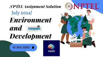 Environment and Development | NPTEL Assignment 3 Solution | July 2024  #nptelassignmentanswers