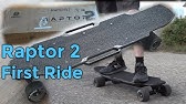 Rindende smal kassette The Enertion Raptor 2 - The most powerful direct drive electric skateboard  - YouTube