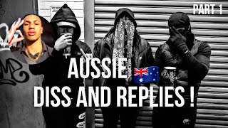 aussie drill • disses and replies 🫢🫢 part 1