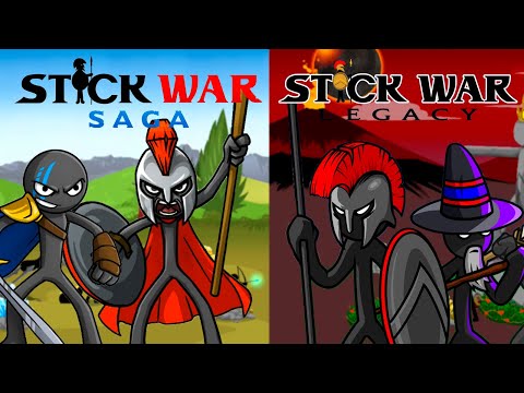 Сравнение кампаний Stick War Legacy и Stick War Saga!