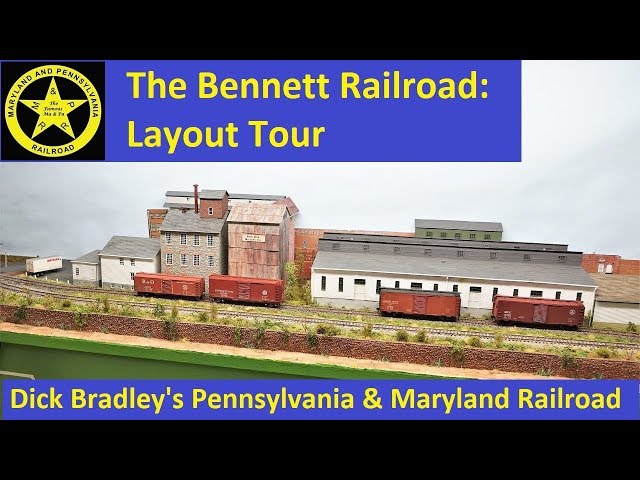 Layout Tour: Dick Bradley's Pennsylvania & Maryland - YouTube