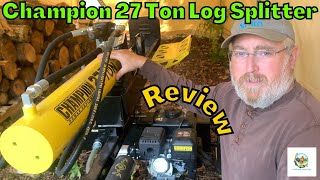 A Champion Log Splitter Review With A Cool Feature You Might Not Know About