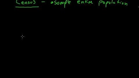 AP Statistics: Overview of Data Collection Methods