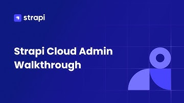 Strapi Cloud Admin Walkthrough [ getting started with Strapi cloud ]