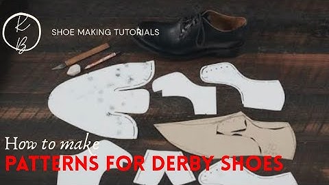 Making a Classic Derby (Cutting the Pattern Pieces + Springing the Vamp) - Shoe Making Tutorial