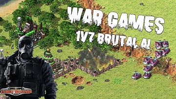 All out war - 1v7 Brutal AI ( Command & Conquer - Yuri