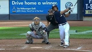 SD@MIL: Davis blasts his second homer of the game
