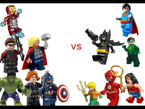 Los vengadores vs la liga dela justicia- Epicas batallas de rap del frikismo (version lego - YouTube