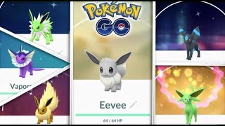 Pokemon Go Alle Shiny Evoli Entwicklungen Bekommen Entwicklungs Trick By Bisafan Tv