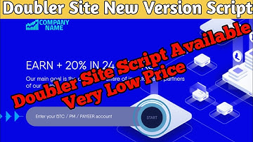 How To Create Professional Doubler Site | Doubler Site Script  Free Download | Doubler Site Template