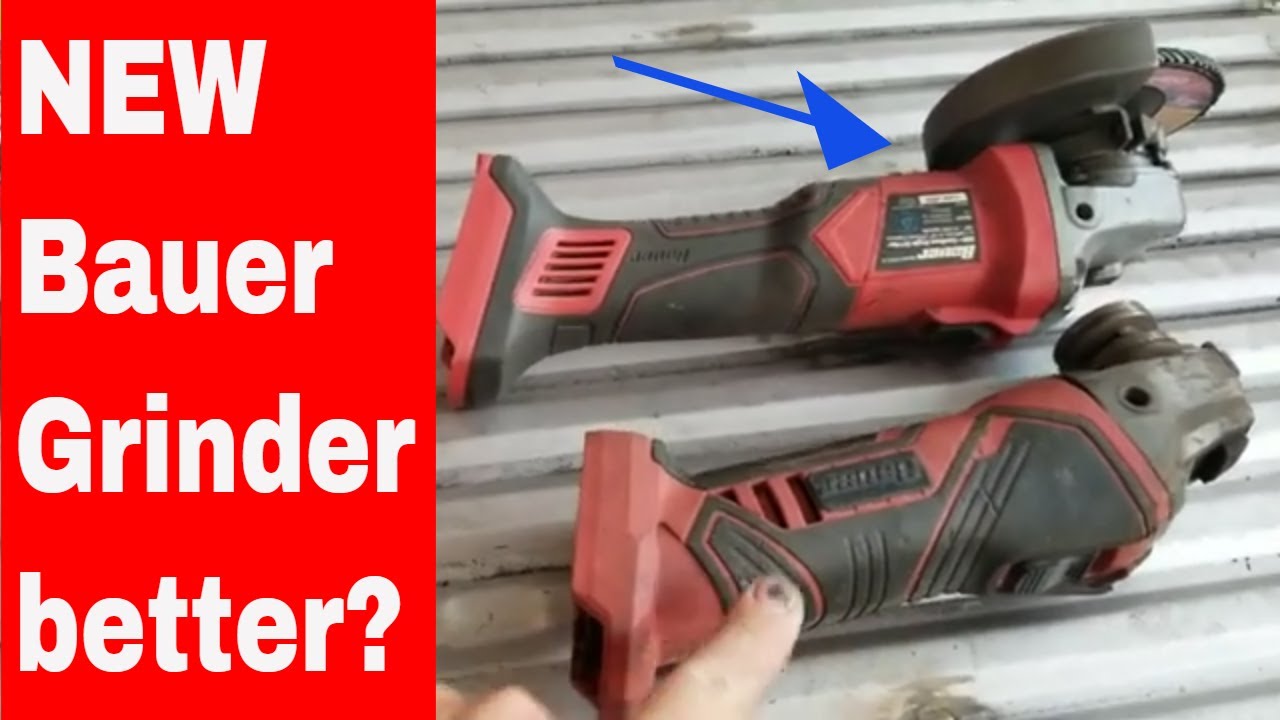 Harbor freight BAUER cordless Grinder. BRUSHLESS? WTF YouTube