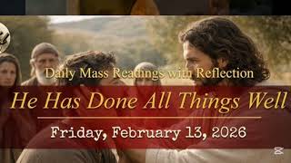 Emonews Daily Devotion with Father Brancker John for Friday February 13, 2026