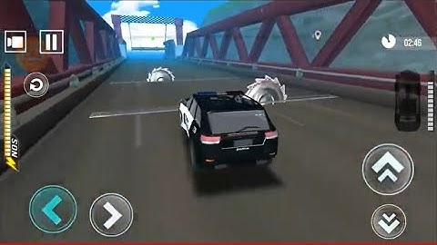 ✅Deadly Race Police Man Speed Bumps Car Camaro Red Challenge