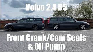 : Volvo 2.4 D5 Front Crank/Cam Seals & Oil Pump - Full Job Snags & All - XC90 V70 S60 S80