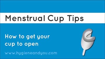 How to Open Up Your Menstrual Cup #menstrualcup #menstrualcups