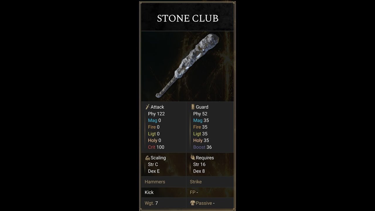 Elden Ring Where to Get Stone Club YouTube