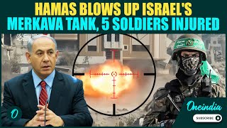 Al-Qassam HITS Israeli Merkava Tank During IDF Gaza Offensive | 5 Israeli Troops Targeted in Ambush