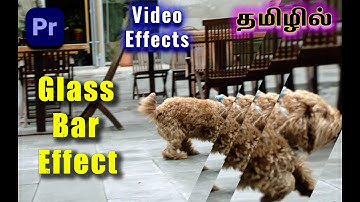 How to create Glass Bar Effect in premiere pro tamil | Basics of Video Editing #premierepro #tamil