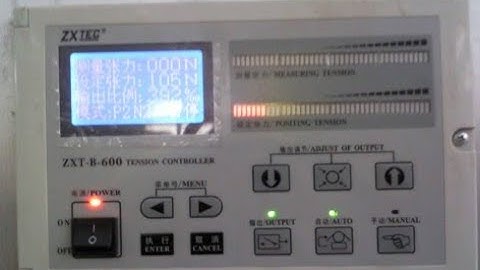 ZXT-B600 printing slitting machine auto tension controller