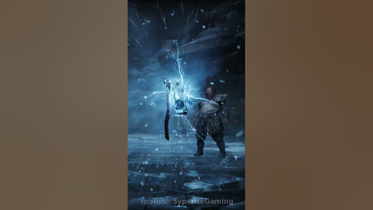 Theory: Kratos gets mjolnir, gives it to the brothers, they give it a long  handle, Kratos gets lightning sledgehammer. : r/GodofWar