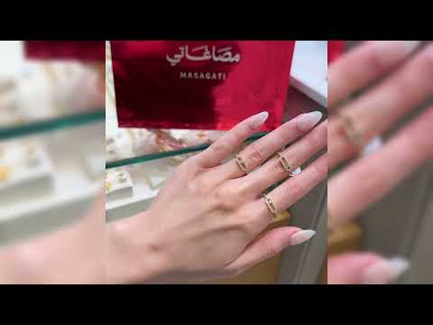 خاتم ذهب عيار 18