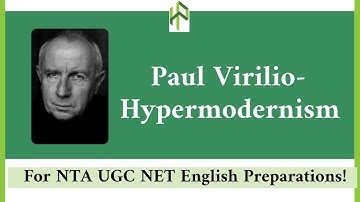 Paul Virilio  Hypermodernism and Cultural Studies I Concepts and Thinkers in Cultural Studies