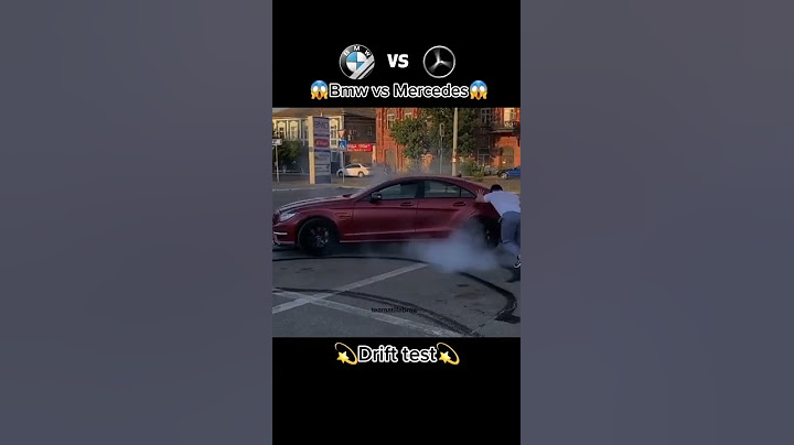 BMW vs Mercedes drifting car status