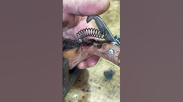 Handmade a Simple trigger mechanism # Craft idea # DIY # Crossbow trigger # Simple but sturdy