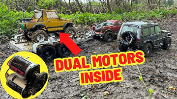 DUAL MOTOR Swap on RC Crawler: Double Your Torque For Cheap!