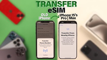 How To Transfer eSIM From Old iPhone To New iPhone 15 Pro Max/Plus