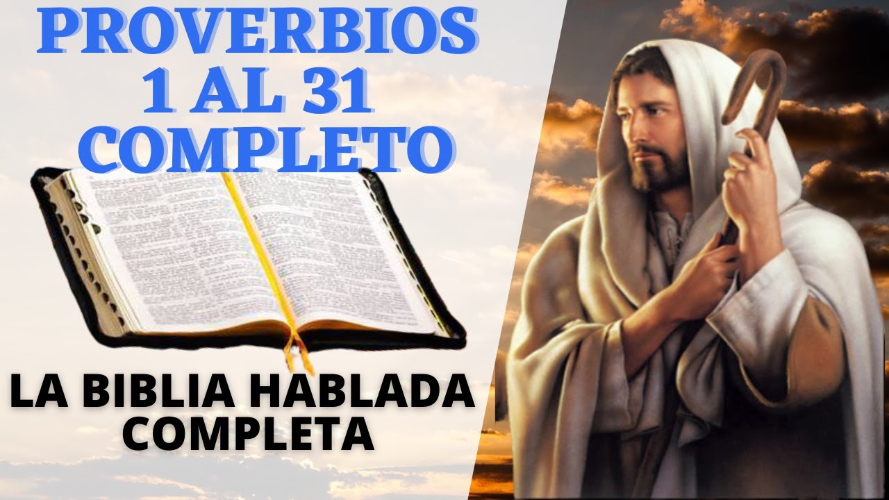 También Registrarse valor PROVERBIOS LA BIBLIA HABLADA EN ESPAÑOL COMPLETA - YouTube