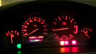 e36 speedometer startup