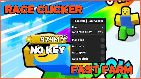 [3X🏁] Race Clicker Script Hack - Fast Auto Farm NO KEY [Pastebin 2024]