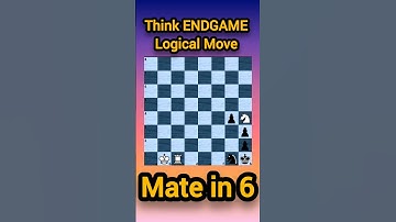 ♟️ Onoplosbaar? Kun jij de mat vinden in 6? | Chess Endgame Masterclass -585 #schaakpuzzel #short...