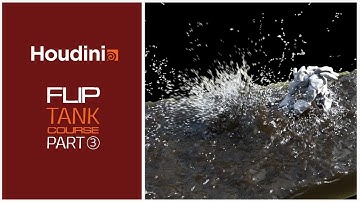 Houdini Flip Tank Course - Part 3 - Adding Waves To A Flip Simulation #Houdini #FlipFluids #Flip