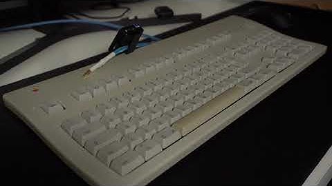 Apple Extended Keyboard II sound test (ALPS SKCM Cream Dampened)