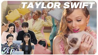 Korean man and woman reactions to Taylor Swift MV, which feels like a movie💫 ｜asopo